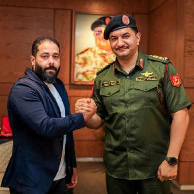 Saddam Haftar Meets Colonel Abdel Fattah Al-Nathori in Benghazi to Discuss Field Developments