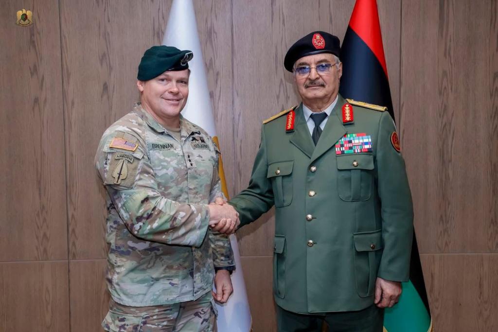 Haftar Meets with U.S. AFRICOM Deputy Commander to Discuss Security and Cooperation