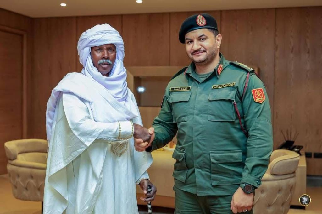 Saddam Haftar Meets Tebu Tribe Leader to Discuss Security and Reconciliation