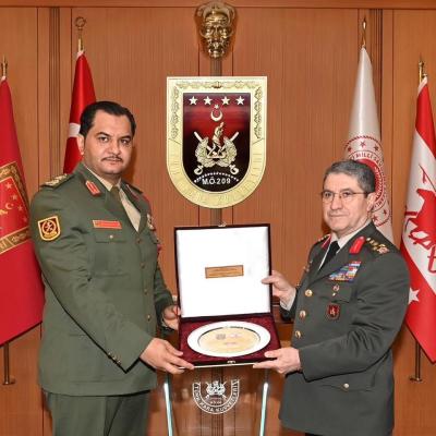 General Saddam Khalifa Pays Official Visit to Turkey, Meets Turkish Land Forces Commander